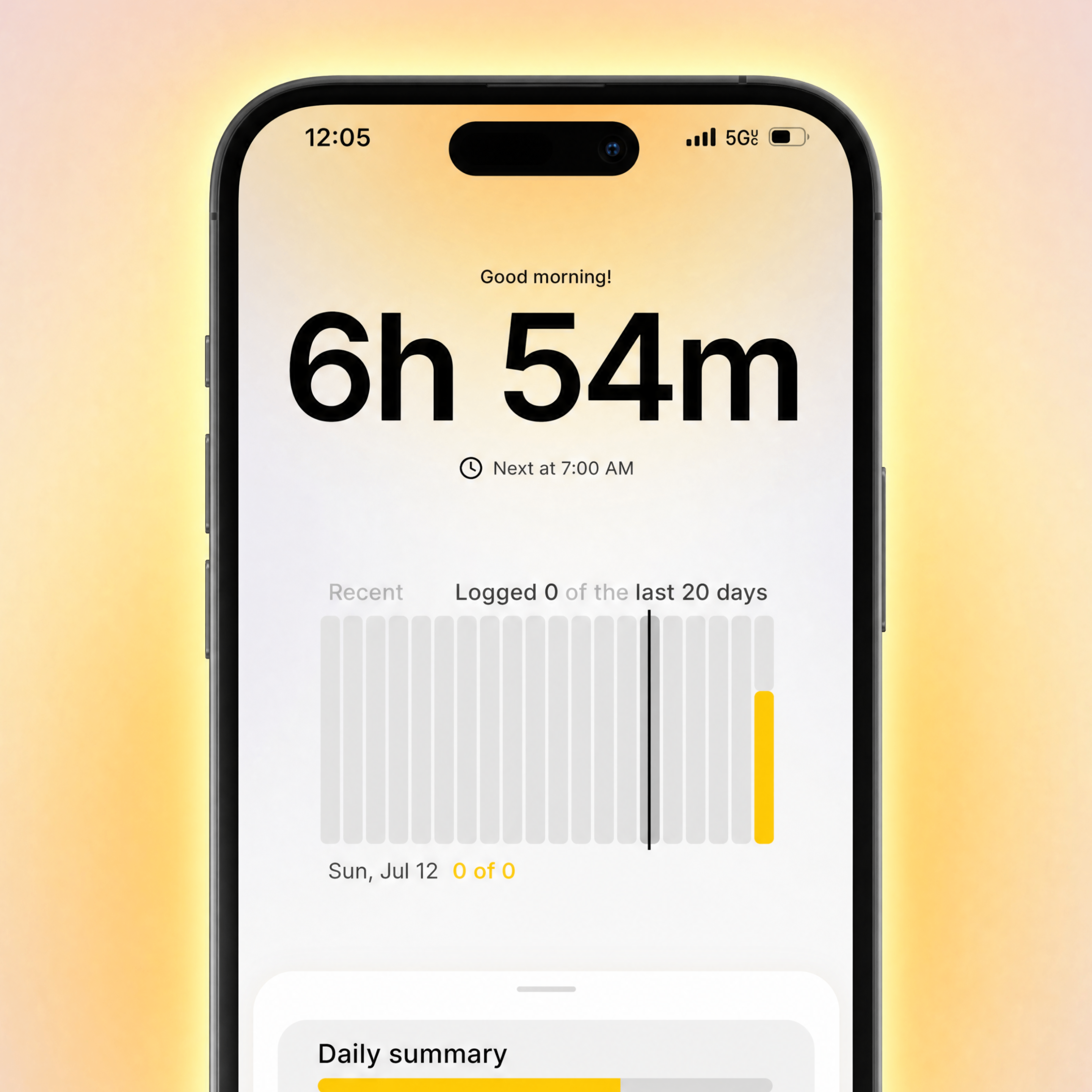 Streaks and insights view in Pop